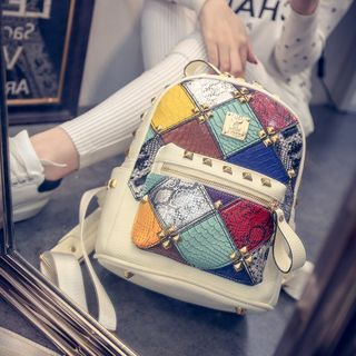 Seok Panel Studded Backpack