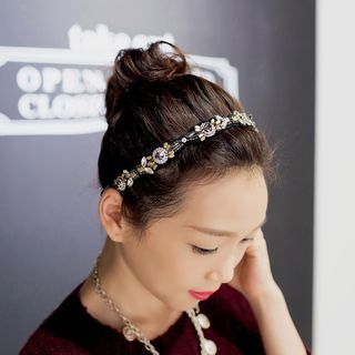 Bao Style Gemstone Studded Hair Band