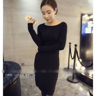 QZ Lady Long-Sleeve Knit Dress