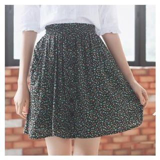 Sens Collection Pattern A-Line Skirt