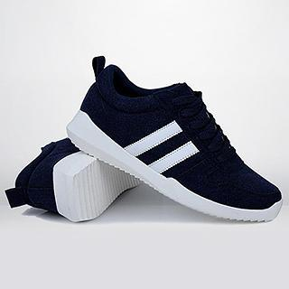 Preppy Boys Contrast-Stripe Sneakers