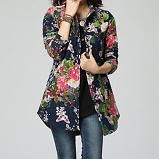 Jiuni Floral Quilted Jacket