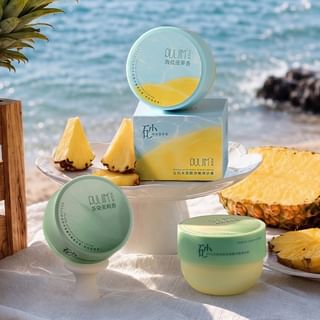 AHA Body Scrub Cream - 3 Flavors Sea Salt Pineapple - 200g
