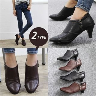 Reneve Pointy-Toe Booties (2 Designs)