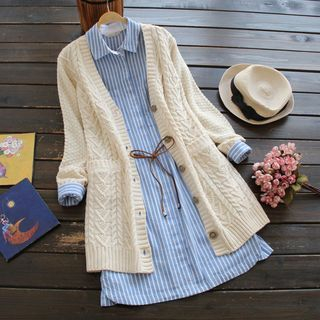 YOYO Cable Knit Cardigan