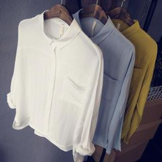 Glovon Plaid Long-Sleeve Shirt