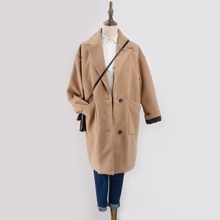 X:Y Plain Woolen Coat