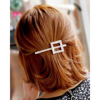 Miss21 Korea Faux-Pearl Square Hair Pin