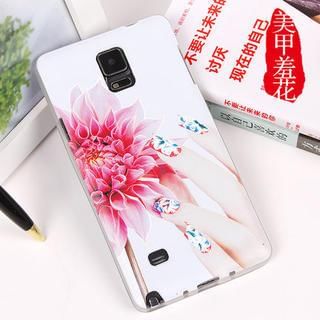 Kindtoy Samsung GALAXY Note 4 Flower Embossed Soft Case