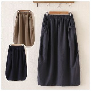 Waypoints Linen-blend Pleated Skirt