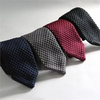 MITOSHOP Embossed Knit Neck Tie