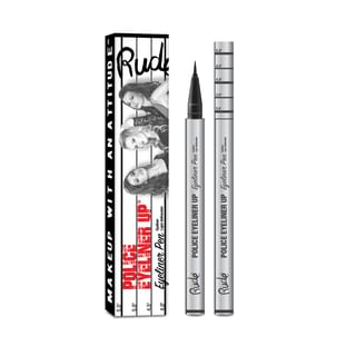 Rude Cosmetics - Police Eyeliner Up Eyeliner Pen - 2 Colors Big House (Dark Brown) - 0.5ml
