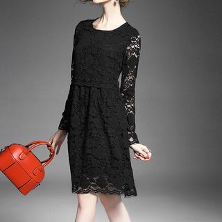 Alaroo Long-Sleeve Lace Dress