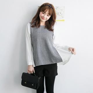Tokyo Fashion Houndstooth Blouse