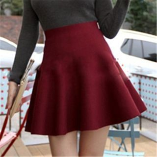 Silky Kiss A-Line Knit Skirt