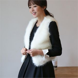 ode' Faux-Fur Vest