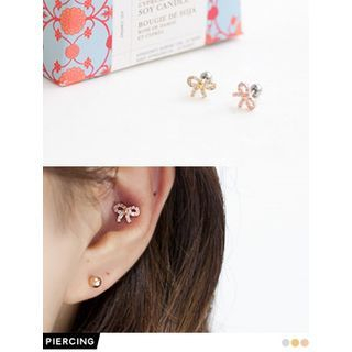 PINKROCKET Ribbon Barbell Piercing (Single)