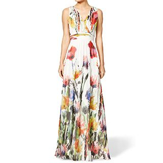joELLE Flower Print Maxi Dress