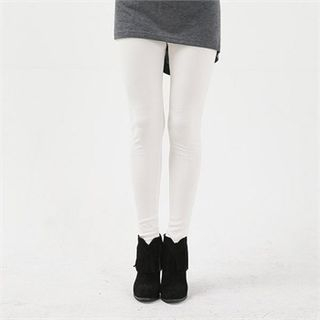 GLAM12 Elastic-Waist Leggings Pants