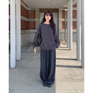 Tucked Extra Wide Pants