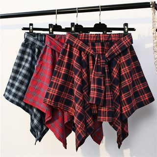 Flannel shirt red skirt hotsell