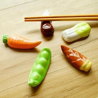 Cute Essentials Vegetable Shape Ceramic Chopsticks REST