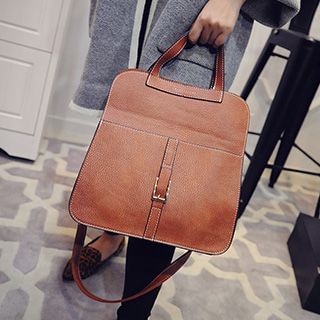 Youme Faux Leather Shoulder Bag