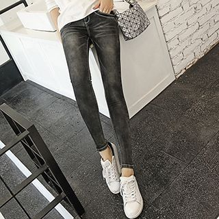 Fashion Street Washed Skinny Jeans