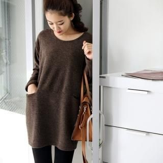 Pocket Front Knit Dress