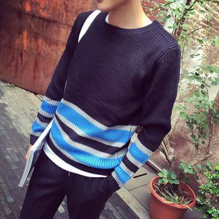 Street Affair Striped Sweater