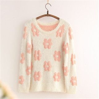 11.STREET Floral Sweater