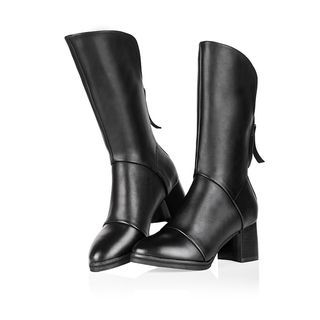 Elfa Block Heel Mid-Calf Boots