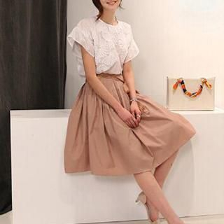 Fashion Street Set: Sleeveless Floral Top + A-Line Skirt
