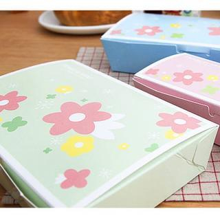 iswas Floral Print Paper Lunch Box