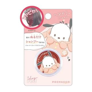 Crux - Sanrio Hair Color Cream Pochacco Red - 5G