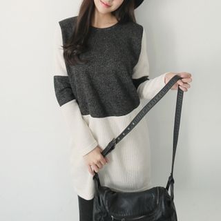 MayFair Color Block Knit Pullover