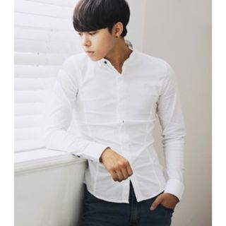 ABOKI Mandarin-Collar Shirt