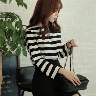 CHICLINE Striped Blouse