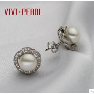 ViVi Pearl Freshwater Pearl Sterling Silver Earrings
