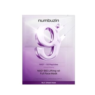 Numbuzin - No.9 Nad Bio Lifting-Sil Full Face Mask 1 Sheet 2025 Version - 48Ml X 1 Sheet