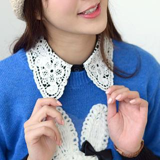 59 Seconds Decorative Lace Crochet Collar