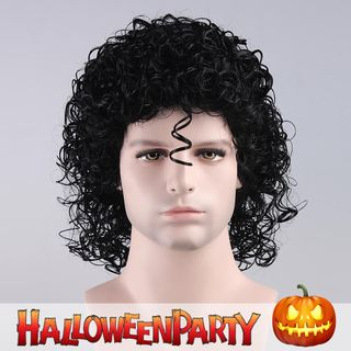 Party Wigs HalloweenPartyOnline - MJ Black - One Size