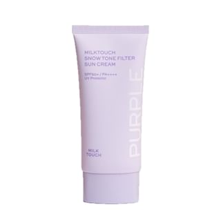 Milk Touch - Snow Tone Filter Sun Cream - 3 Colors Aurora Purple