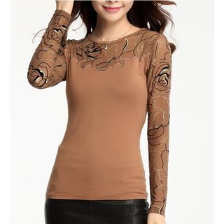 Oaksa Embroidered Long-Sleeve Top