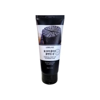 LEBELAGE - Cleansing Foam - 9 Types Charcoal Pore Clay