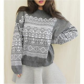 Sienne Patterned Sweater