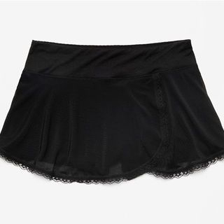chuu Wrap-Front Lace-Trim Under Shorts