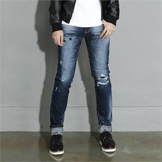THE COVER Distressed Skinny Jeans