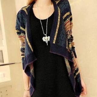 Soft Luxe Patterned Knit Jacket