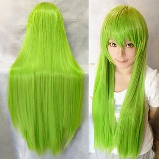 Ghost Cos Wigs Cosplay Straight Long Wig - Code Geass: C.C.